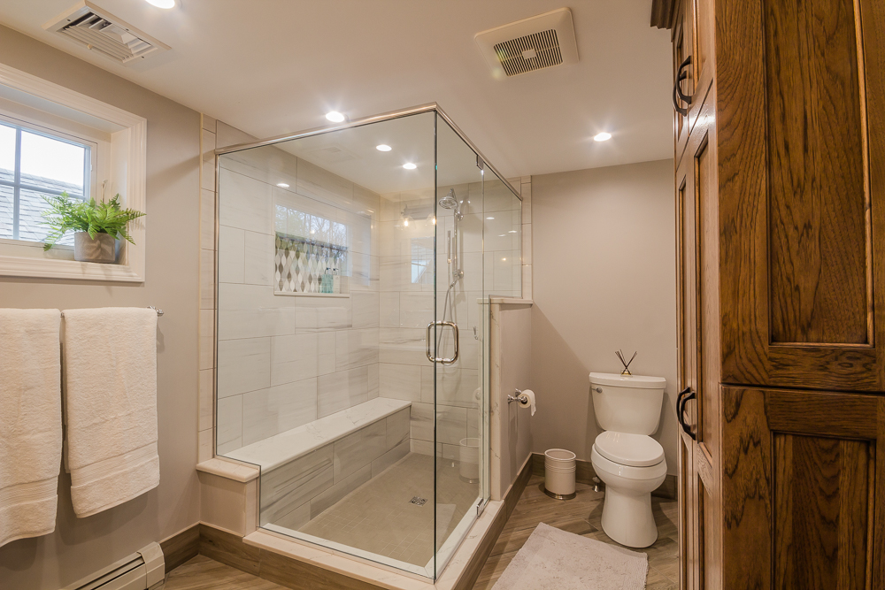 Reading Transitional Driftwood Vanity Bath — view 7