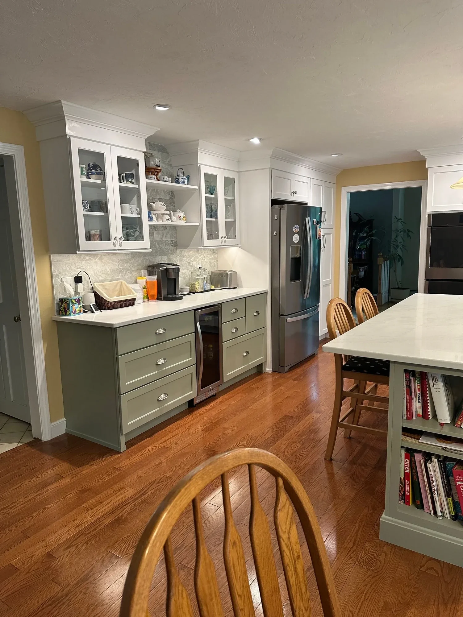 Hudson Sage & White Two-Tone Kitchen — view 3