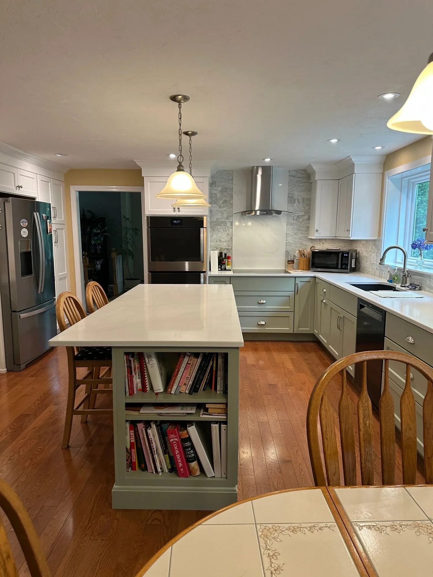 Hudson Sage & White Two-Tone Kitchen — view 5