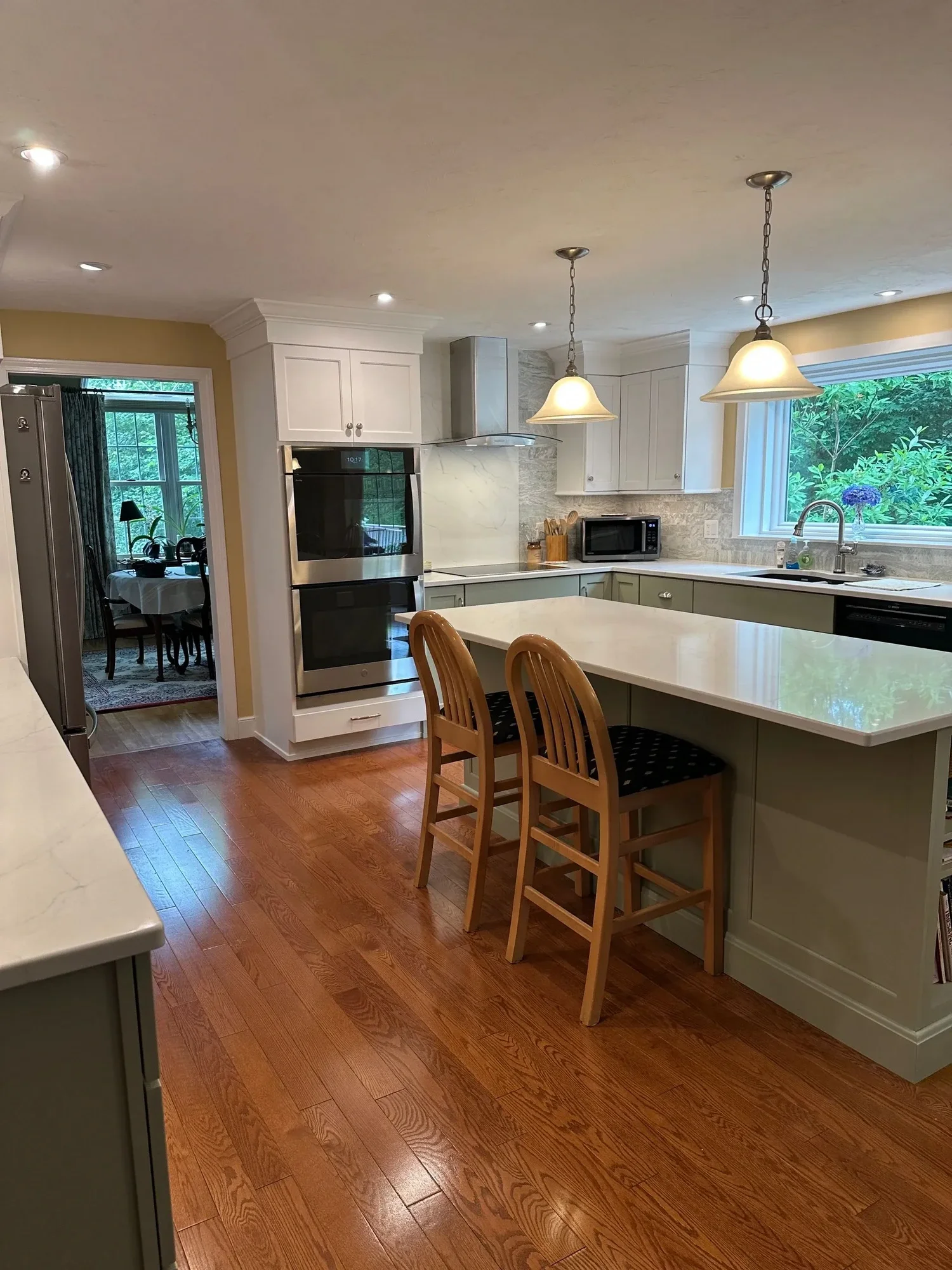 Hudson Sage & White Two-Tone Kitchen — view 6