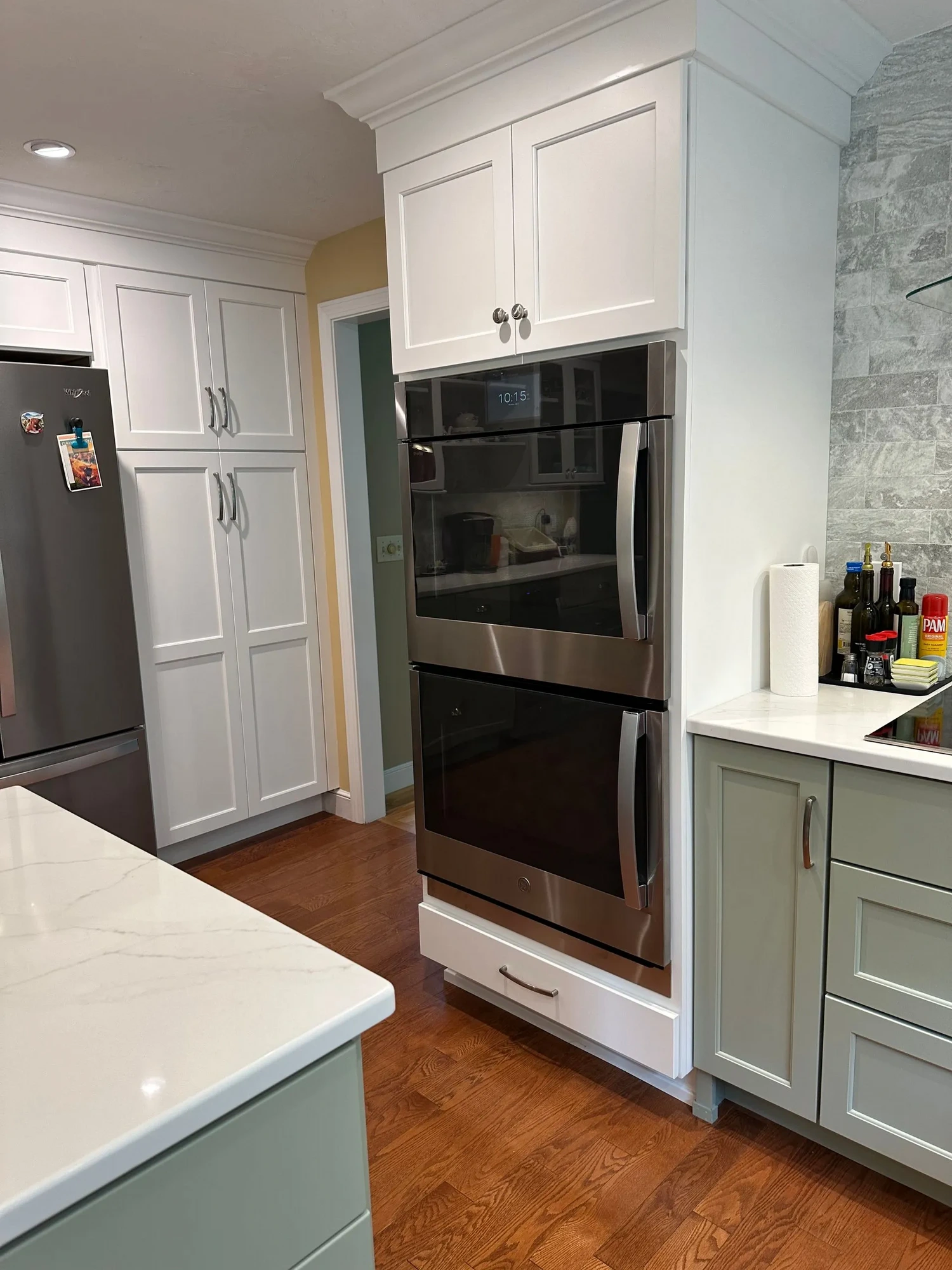 Hudson Sage & White Two-Tone Kitchen — view 18