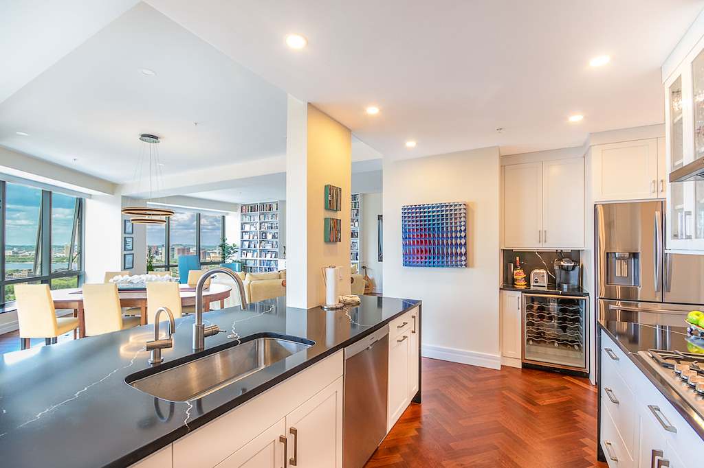 Boston High-Rise Condo Kitchen & Bath — view 5