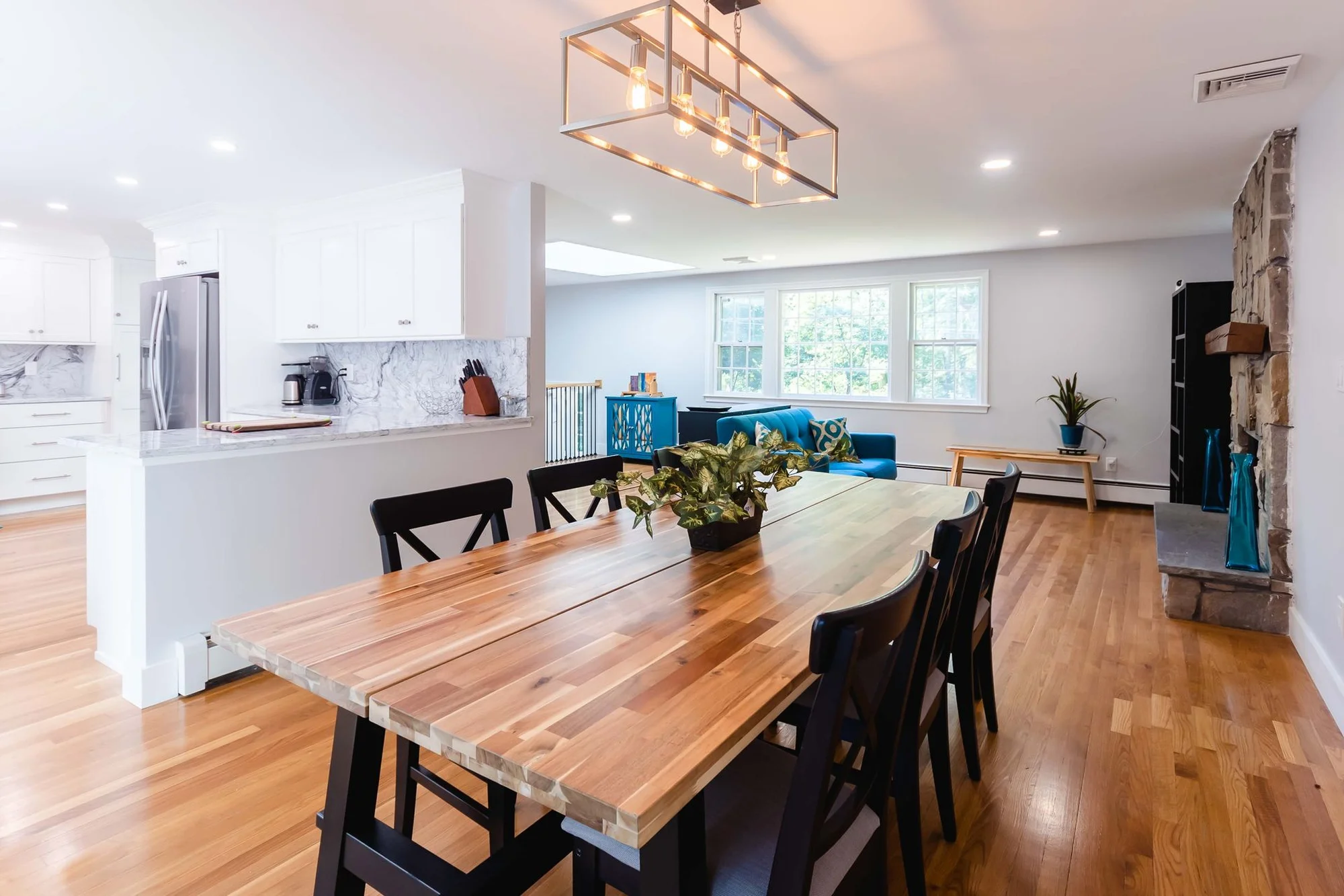 Wayland Warm Wood & White Kitchen — view 3