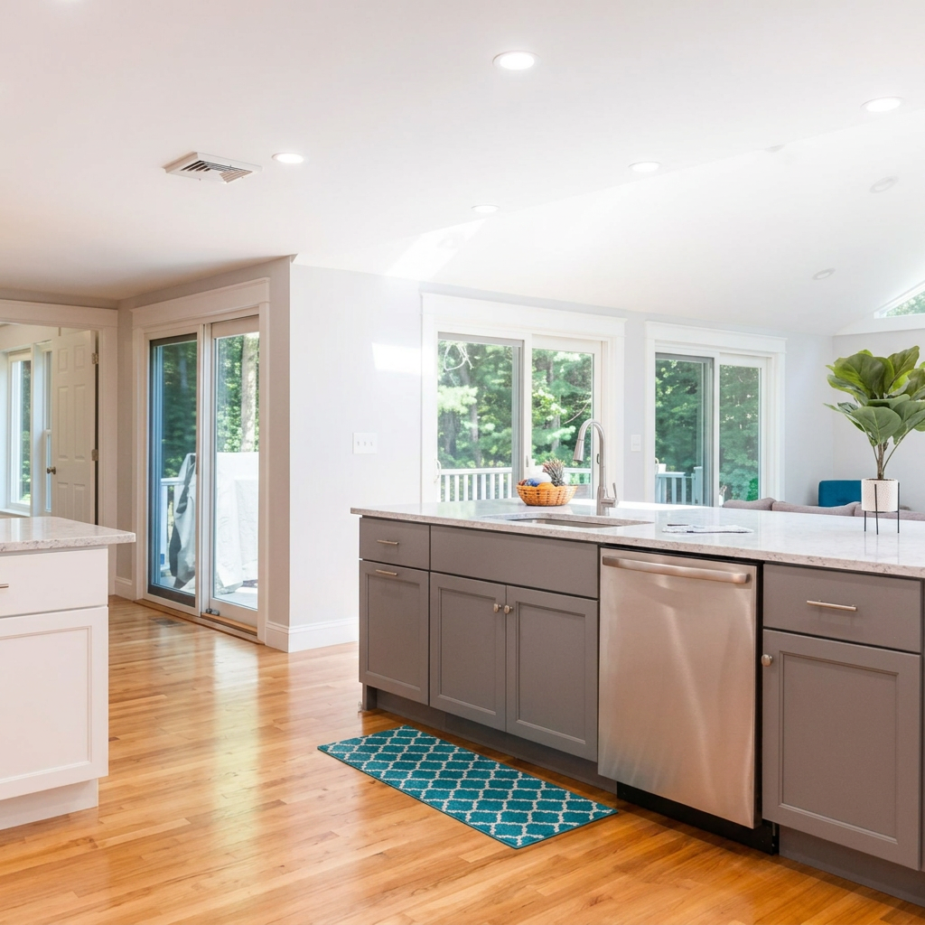 Wayland Warm Wood & White Kitchen — view 15