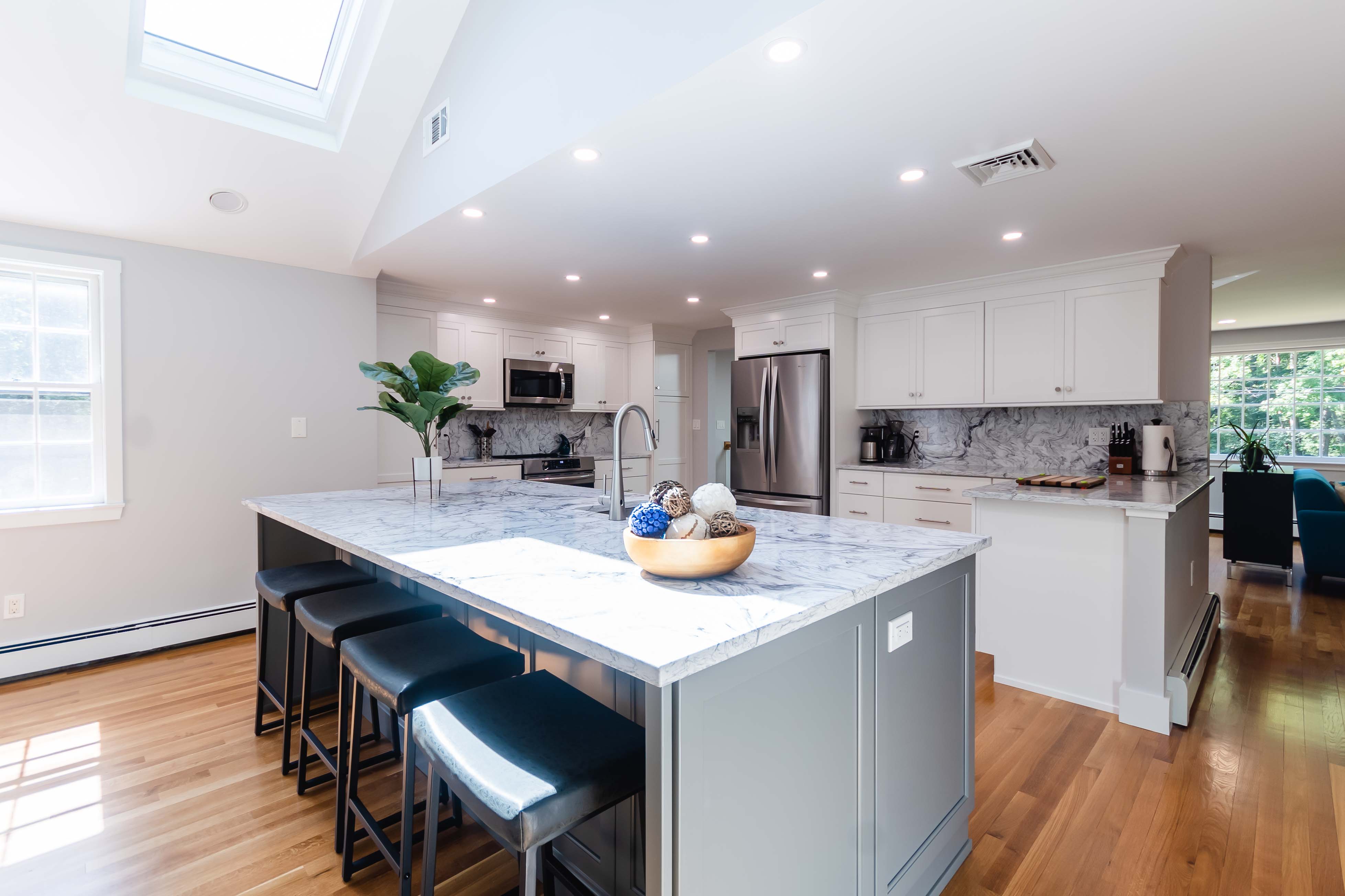 Open Concept Kitchen Remodel in Wayland, MA